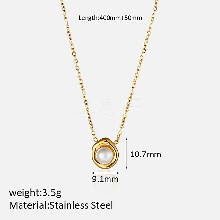304 Stainless Steel Pendant Necklaces for Women FS-WG3C5F5-10-1