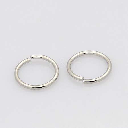 Tarnish Resistant 304 Stainless Steel Saw Cut Open Jump Rings STAS-N015-10-4x0.5mm-1
