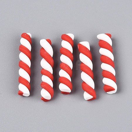 Handmade Polymer Clay Beads CLAY-N012-02F-1
