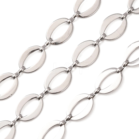 304 Stainless Steel Oval Link Chains SA-CBAE0F2-05P-1
