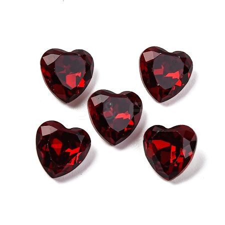 Glass Rhinestone Cabochons RGLA-A026-09A-208-1