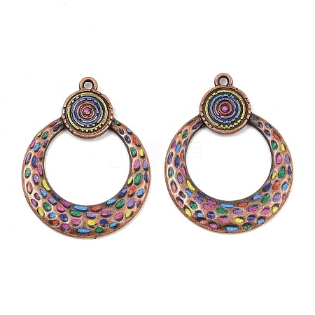 Tibetan Style Alloy Pendants AL-CBA606A-02-1