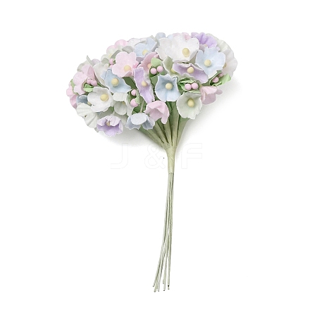 Cloth & Paper & Iron Artificial Mini Flower Bouquet for DIY Crafts FB-CBA59DF-02C-1