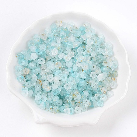 Frosted Transparent Acrylic Beads LS-OACR-N137-72I-1