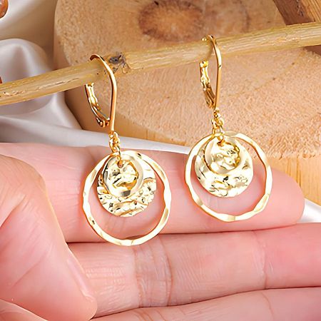 Alloy Hoop Earrings FS-WG612A9-01-1