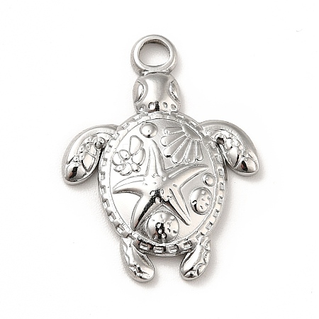 Non-Tarnish 201 Stainless Steel Pendants STAS-P312-09P-1