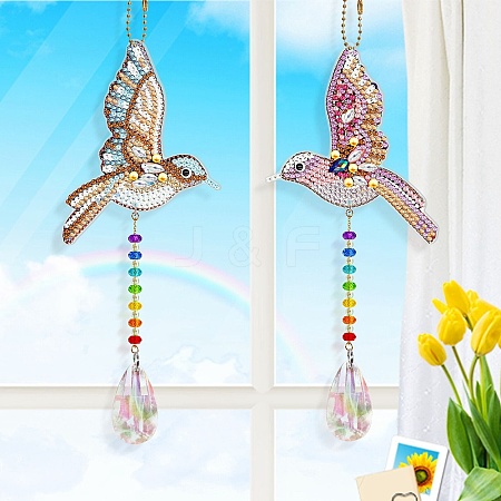 DIY Double-sided Animal Suncatcher Diamond Painting Kits PW23060860208-1