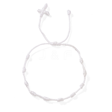 Bohemian Knotted Braided Nylon Cord Bracelets UQ5107-11-1