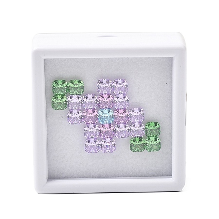 23Pcs Cubic Zirconia Cabochons CU-F002-05G-1