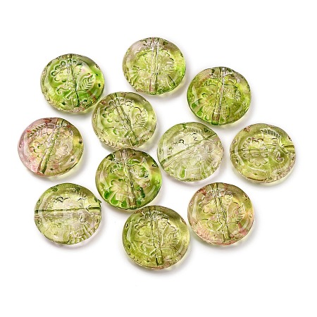 370Pcs Two Tone Transparent Acrylic Beads MACR-K359-27B-1