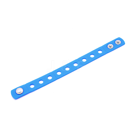 Kids Silicone Cord Bracelets BJEW-WH0011-02I-1