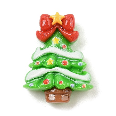 Christmas Series Opaque Resin Cabochons CRES-Q005-01A-1