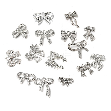 Alloy with Crystal Rhinestone Pendants AL-CBAF9DF-04-1