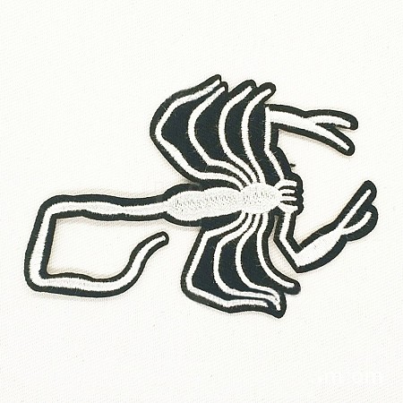 Computerized Embroidery Cloth Iron on/Sew on Patches DIY-F034-D09-1