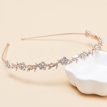 Iron with Rhinestone Hair Bands for Girl PW-WG77244-05-1