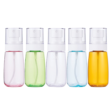 60ml Transparent PETG Plastic Spray Bottle Sets MRMJ-BC0001-76-1