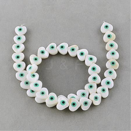 Natural Sea Shell Beads Strands SSHEL-Q296-35-1