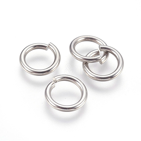 Tarnish Resistant 304 Stainless Steel Saw Cut Open Jump Rings STAS-P212-25P-18-1