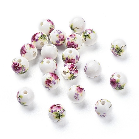 Handmade Porcelain Beads CFF042Y-1