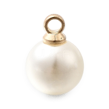 ABS Plastic Imitation Pearl Pendants FIND-H052-01E-01KCG-1