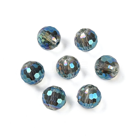 Transparent Electroplate Glass Beads EGLA-N002-31-G07-1