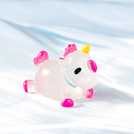 Unicorn Luminous Resin Ornament LUMI-PW0006-18D-1