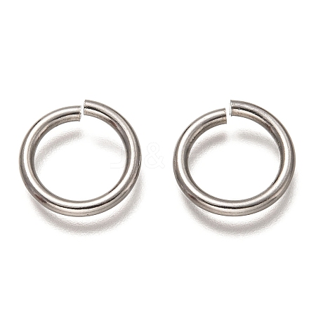 Non-Tarnish 304 Stainless Steel Open Jump Rings X-STAS-H136-06C-P-1