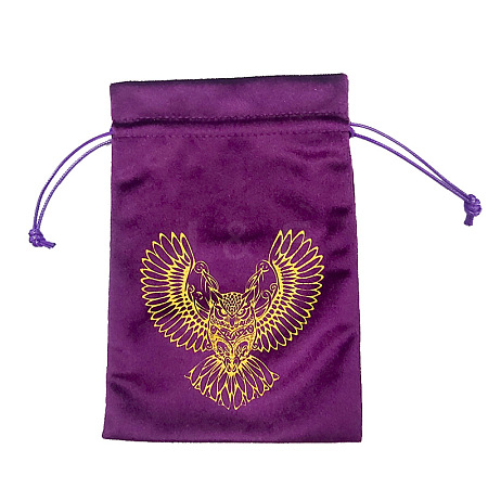 Velvet Tarot Cards Storage Bags ZODI-PW0002-01D-02-1