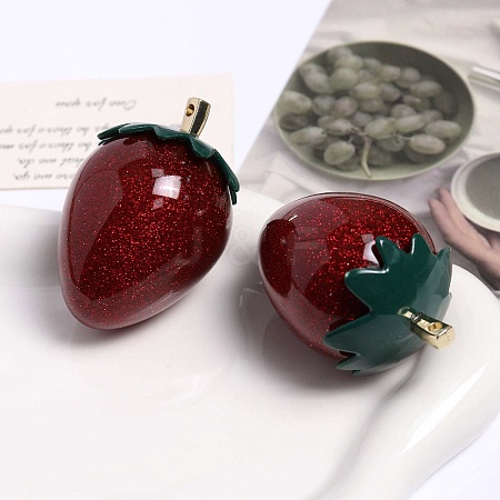 Alloy Resin Big Pendants RESI-S022-01A-1