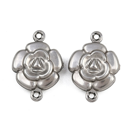 304 Stainless Steel Connector Charms STAS-L297-04P-1