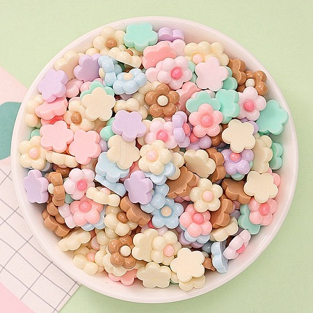 Opaque Resin Cabochons X1-CRES-F030-01D-1