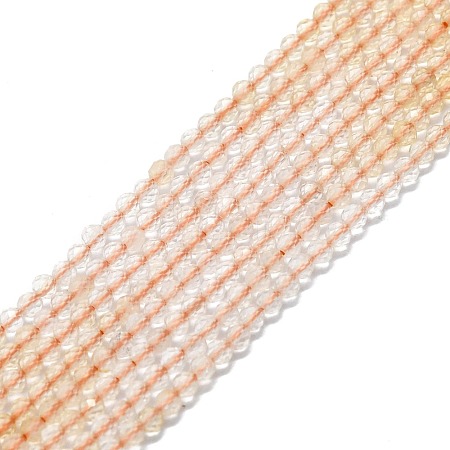 Natural Citrine Beads Strands G-P457-A01-22-1