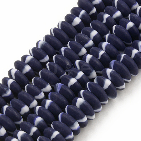 Handmade Polymer Clay Beads Strands CLAY-N008-064-B01-1