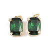 Brass with Cubic Zirconia Pendants KK-B157-24G-1