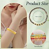 Glass Beads Bracelets BJEW-SW01604-02-2