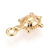 Brass Pendants X-KK-T075-52G-2