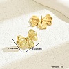 Sweet Stainless Steel Bowknot Stud Earrings SK0525-2-3