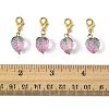 4Pcs Handmade Lampwork Strawberry Pendant Decorations HJEW-FS00041-03-5