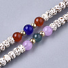 4-Loop Wrap Style Buddhist Jewelry BJEW-S140-17-3
