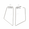 Tarnish Resistant 304 Stainless Steel Wire Pendants STAS-S103-02-3