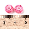 Opaque Spray Painted Glass Beads X1-GLAA-G118-01O-3