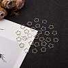 200Pcs 4 Colors Iron Open Jump Rings IFIN-CJ0001-50-6