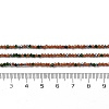 Synthetic Goldstone & Green Goldstone & Blue Goldstone Beads Strands G-RM250104-D5-5