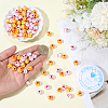 200Pcs Acrylic Beads OACR-PA0001-66A-3
