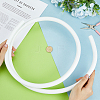 2 Rolls Plastic Aluminum Curved Shaped Tube FIND-PH0029-23A-3