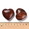 Natural Red Jasper Heart Display Decorations G-P562-02C-3