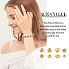 SUNNYCLUE 48Pcs 8 Style Alloy Beads FIND-SC0001-65-5