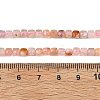 Natural Cherry Blossom Agate Beads Strands G-D103-C02-5