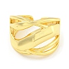 Rack Plating Brass Hollow Open Cuff Rings RJEW-Q784-01G-2