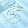 304 Stainless Steel Slider Necklace Makings AJEW-JB01272-01-5